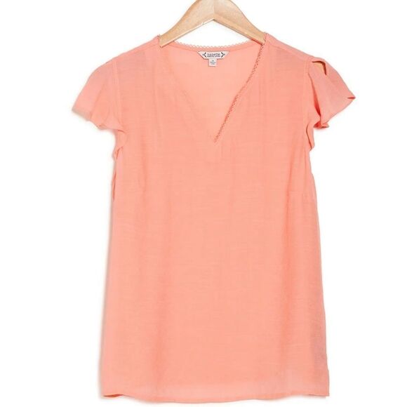 Coral  blouse - Picture 2 of 2